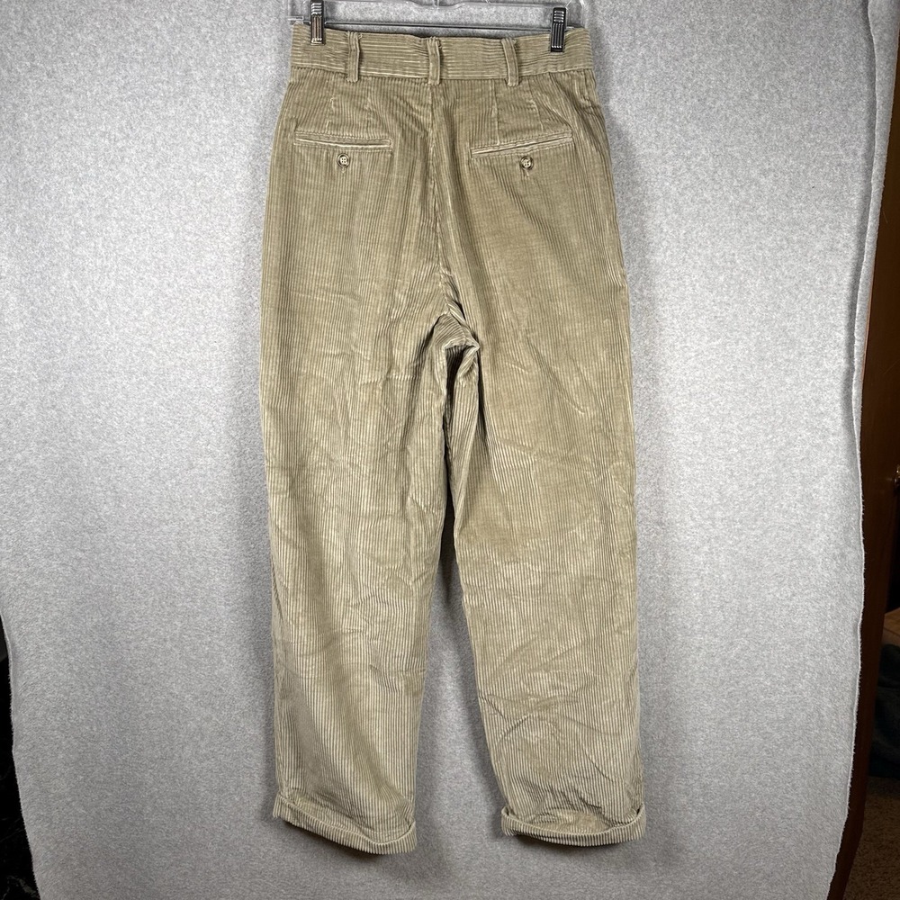 Gap Corduroy Pants Womens 6 Khaki Beige Loose Fit Baggy Vintage - Picture 4 of 8